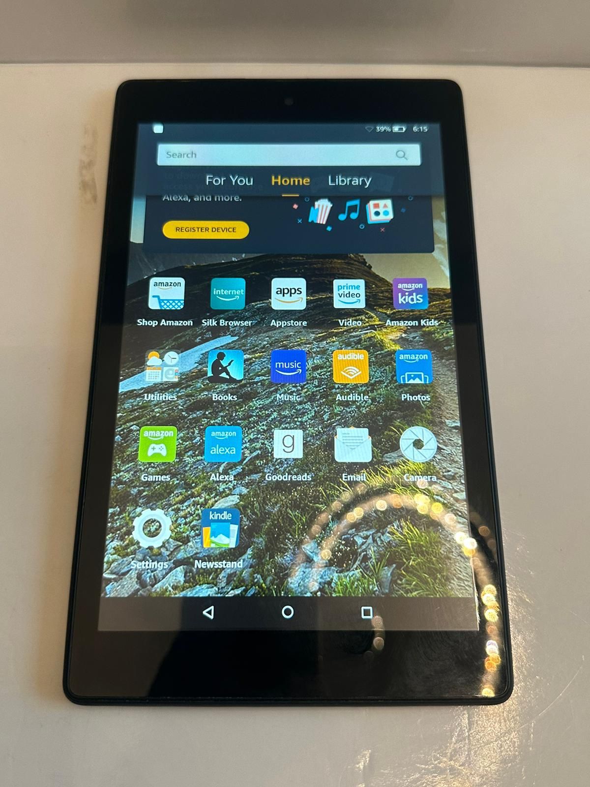 Amazon Fire HD 8 7th Gen 8” Tablet 16GB Black - $25