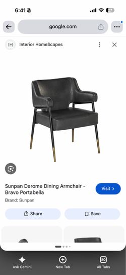 Sunpan lounge dining chairs