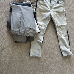 Fitted Dress Pants And Pant