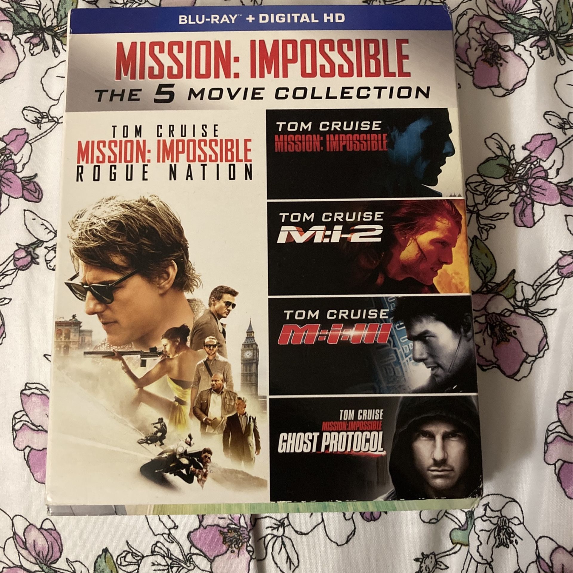 Mission Impossible 5 Movie Blue Ray Set