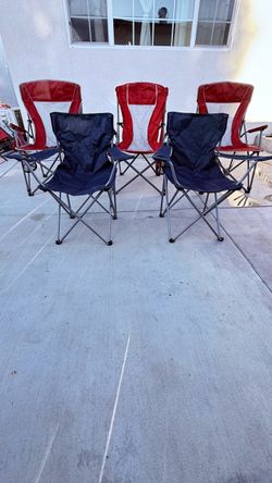 Folding campaign chairs