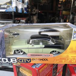 Diecast 56 Chevy Bel Air Dub City Hot Rod 1/24 1:24!!! More Cars On My Page!!!