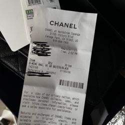 Chanel caviar clutch bag