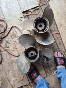 Boat Outboard Motor Propellers – Set of 2