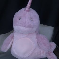 Pink Narwhal Plush