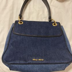 Miu Miu Denim Handbag