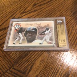 2001 Fleer Jumbo Bonds Home Run King Graded 9.5