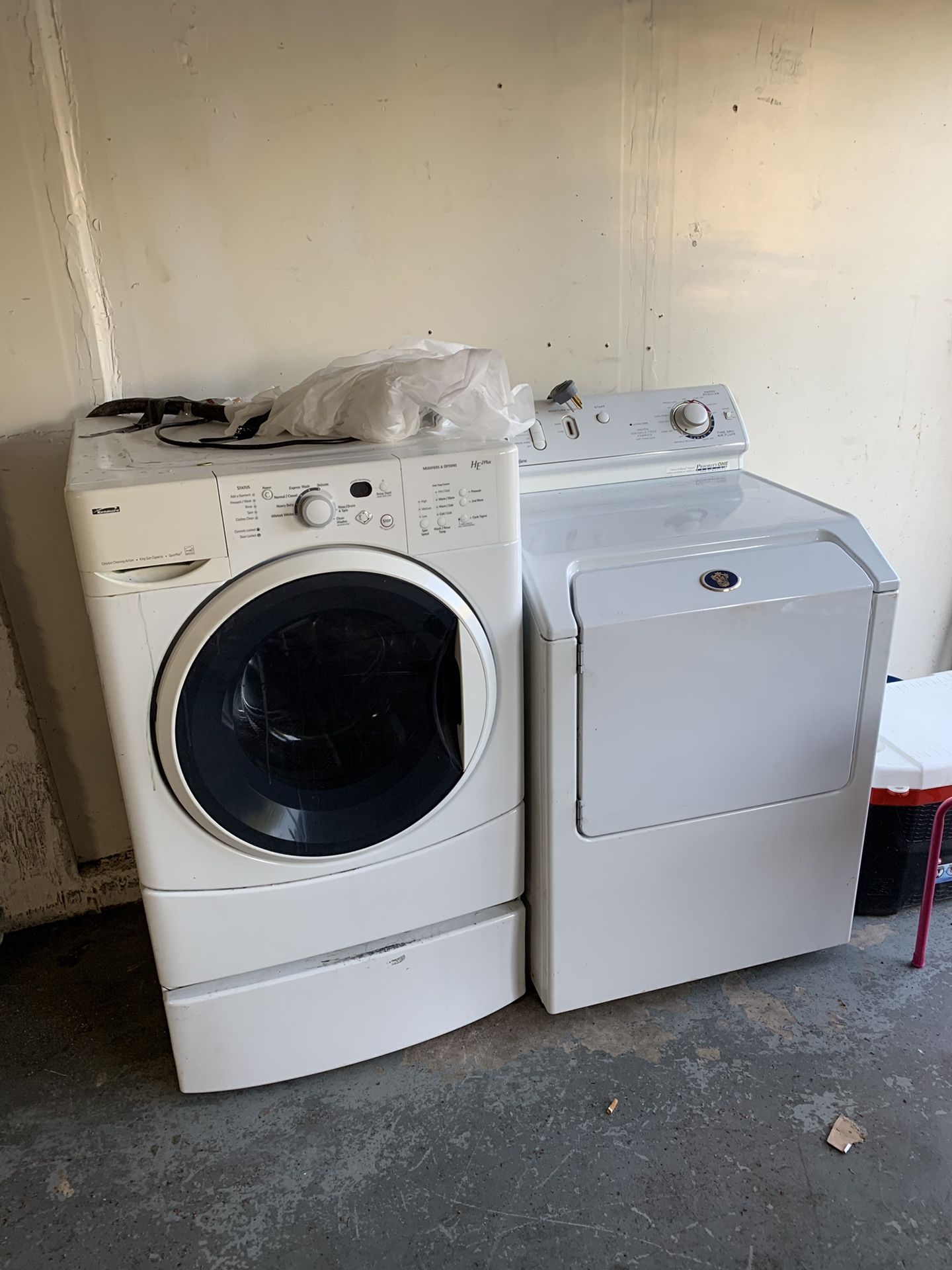 Free washer and dryer