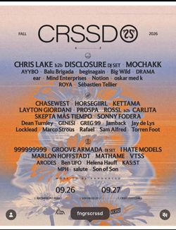 CRSSD Ticket
