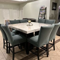 Mesa De Mármol 8 Sillas 