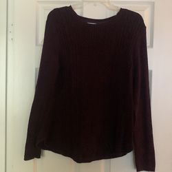 winter sweater purple