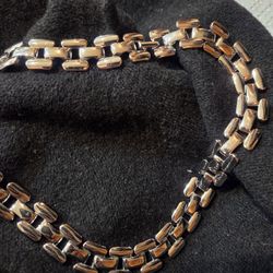 stainless steel necklace 17"