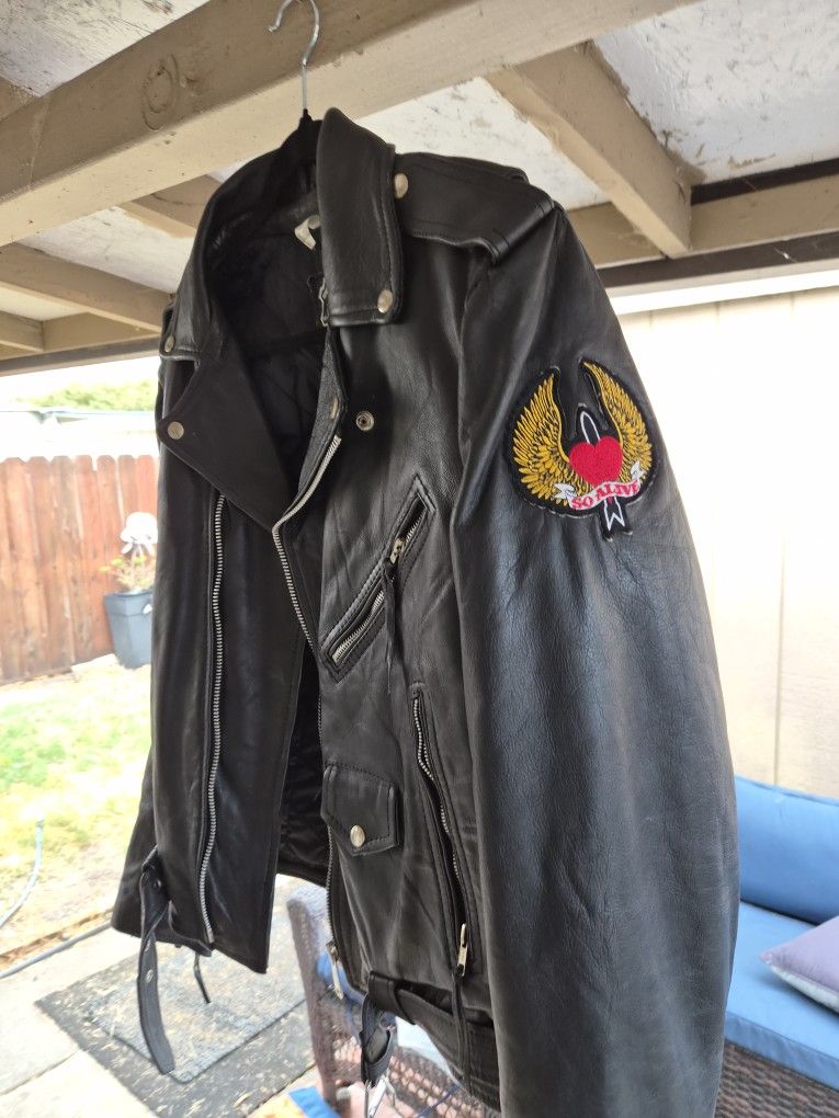 Love and Rockets "So Alive" album promo leather jacket. Limited edition.