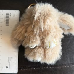 Fluffy Bunny Keychain Cute Rabbit Bag Charm Keyring