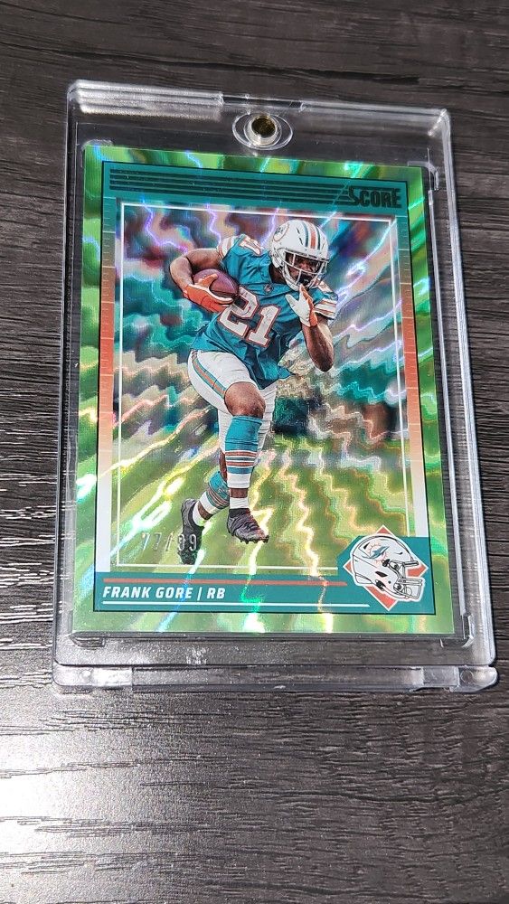 Frank Gore /99 Numbered Nfl Score