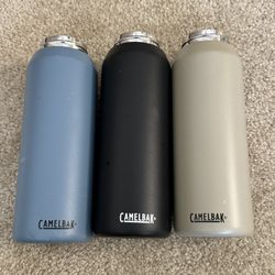 3 Camelbak Metal Water Bottles 32oz 
