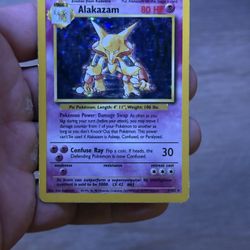 Pokemon Alakazam Base Set 