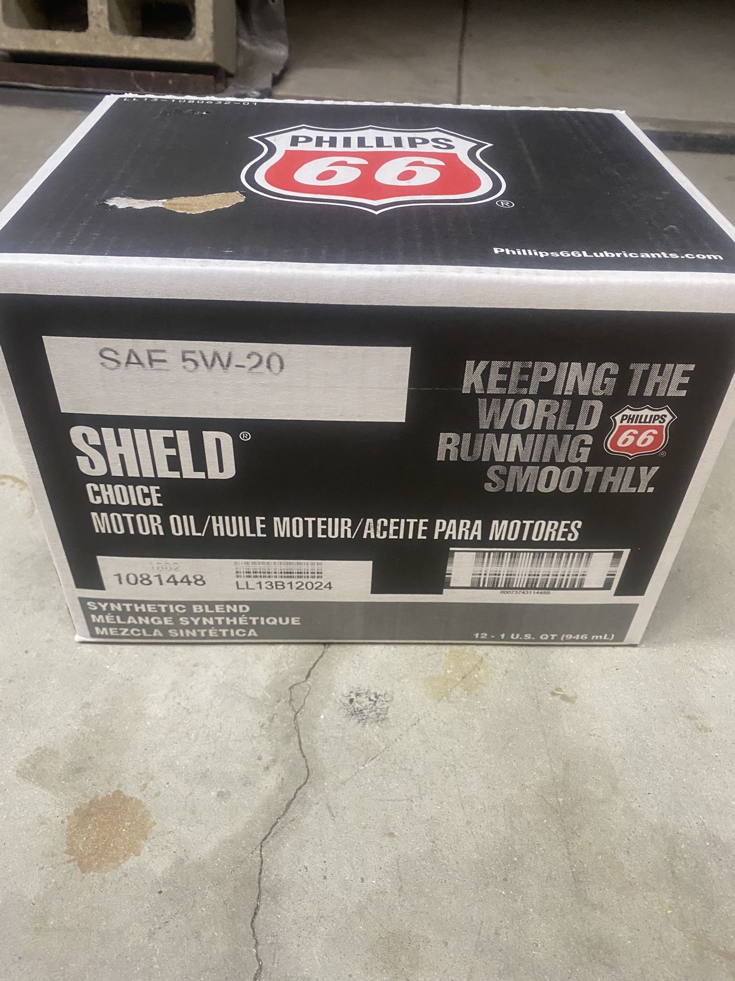 New Case Of Motor Oil