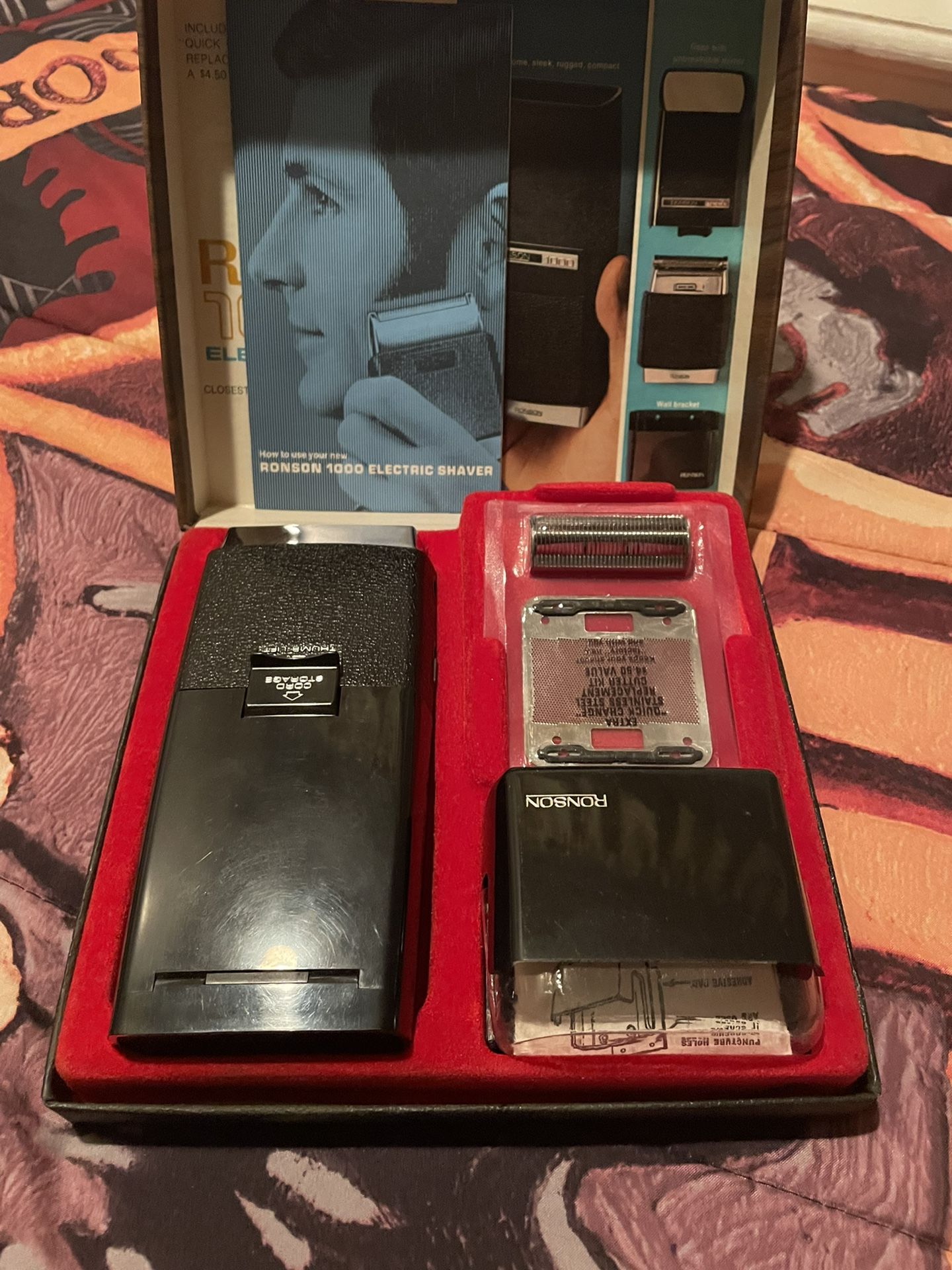 Antique / Vintage Ronsan 1000 Electric Shaver New Never Used