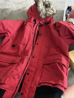Red Coat With Hood