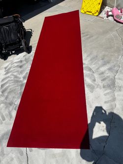 Long Red Carpet Runner / Event Rug – $30 OBO