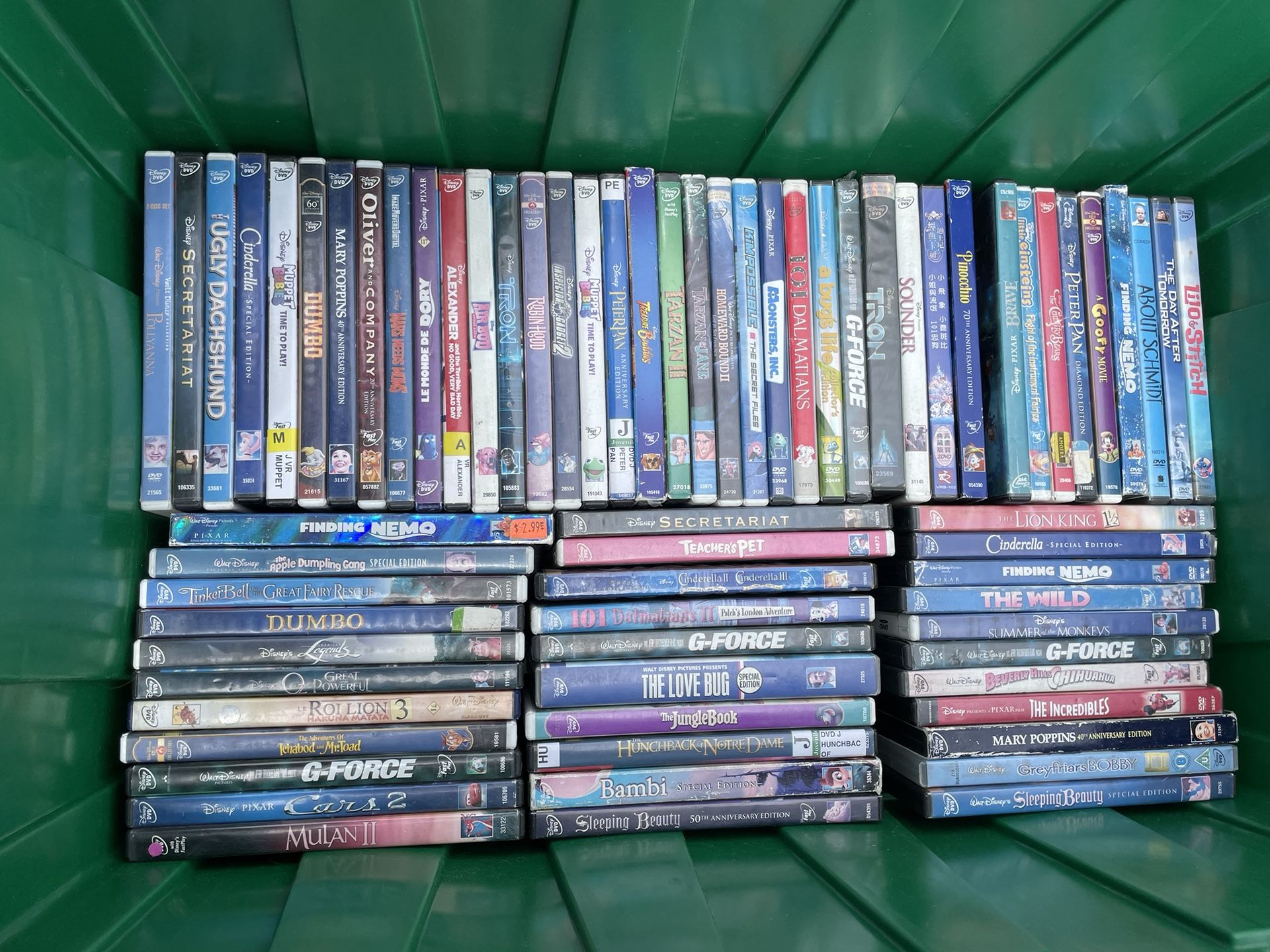 Walt Disney DVDS