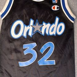 Youth Size Small 6 8 Vintage Shaquille O'Neal Champion Jersey Orlando Magic 