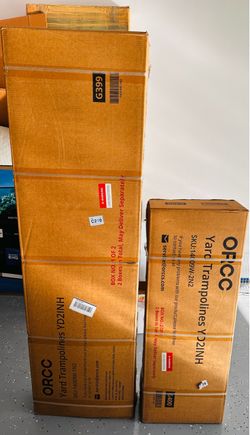 Brand New ORCC Outdoor Trampolines YD2INH - Never Used. Original Boxes