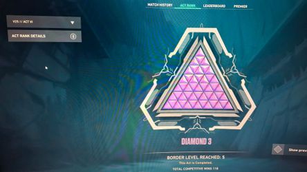 Valorant account diamond 3