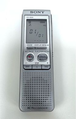 Sony Digital Voice Recorder ICD-B500 Recorder Silver (Tested)