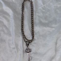 925 Silver Chain And Pendant 