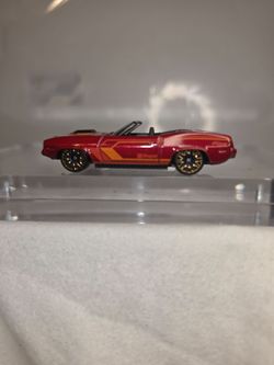 Hot Wheels Red Convertible Muscle Car Plymouth Die-Cast #A1