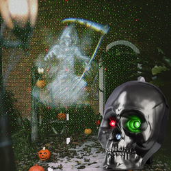 New Halloween Grim Reaper Skull Laser Projector