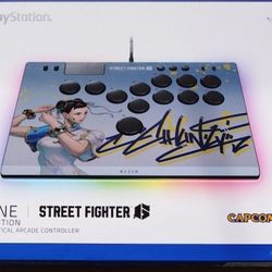 Razer Kitsune All-Button Arcade Controller & Street Fighter Chun-Li Vinyl Skin Bundle: For PS5 / PlayStation 5 & PC - Low-Profile Optical Switches - S