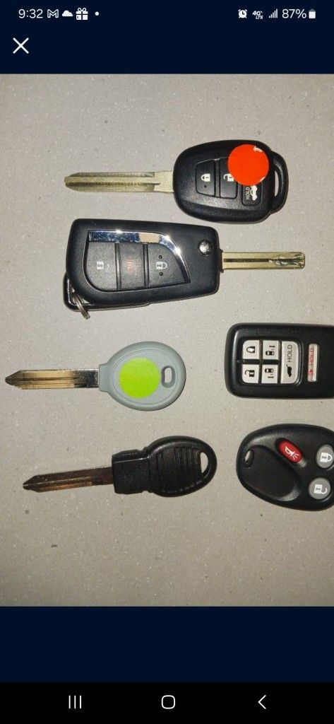$50 car keys cutt and programed