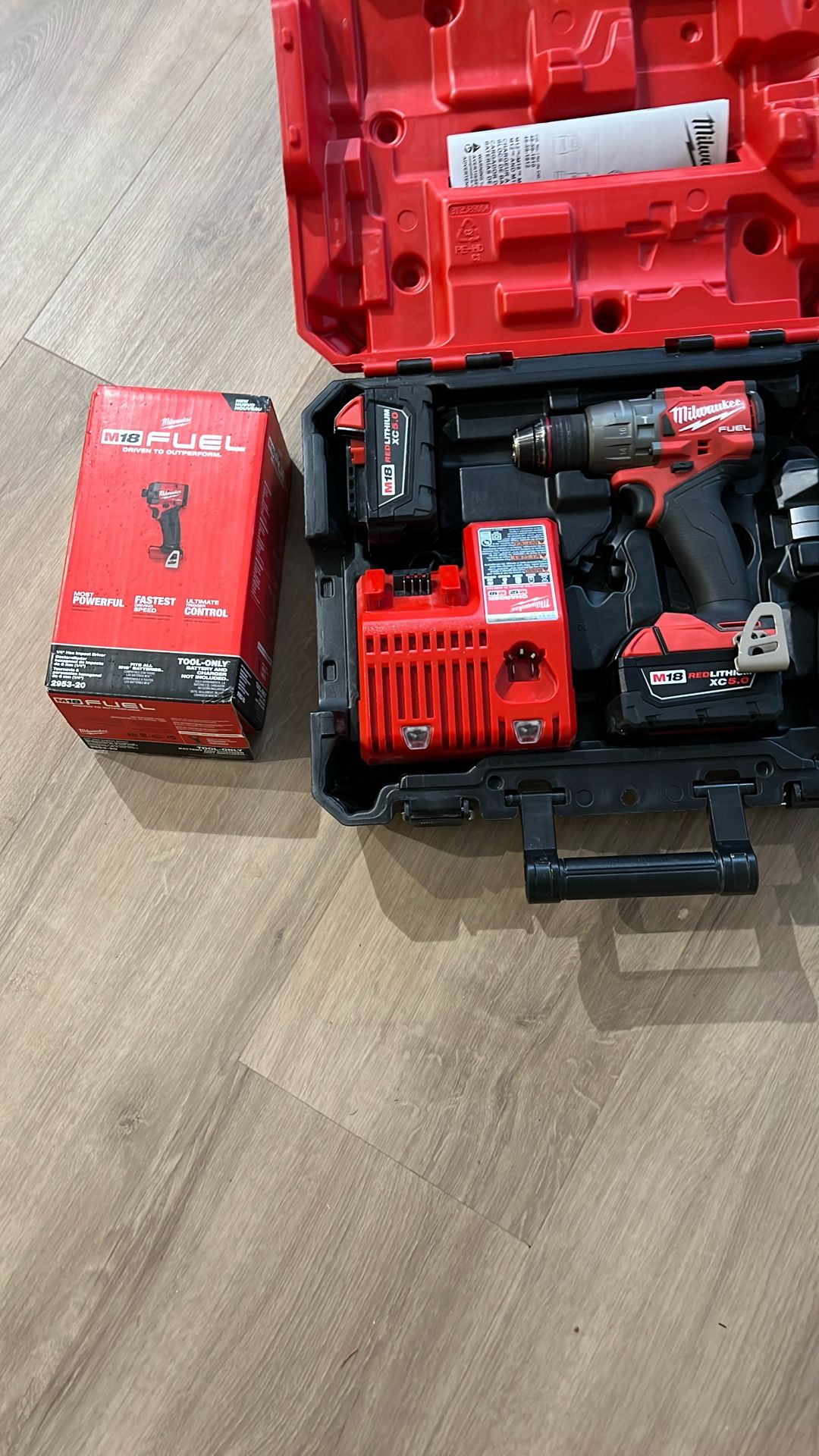 Milwaukee Drills Set. Model 3697-22