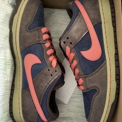 Nike SB Dunk Low Size 10.5 Baroque Brown/Adobe