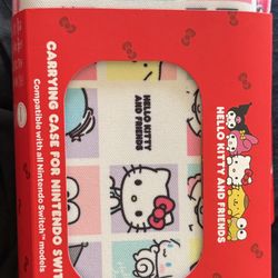 Hello Kitty Nintendo Switch Hardshell Case Fits On Nintendo Switches 