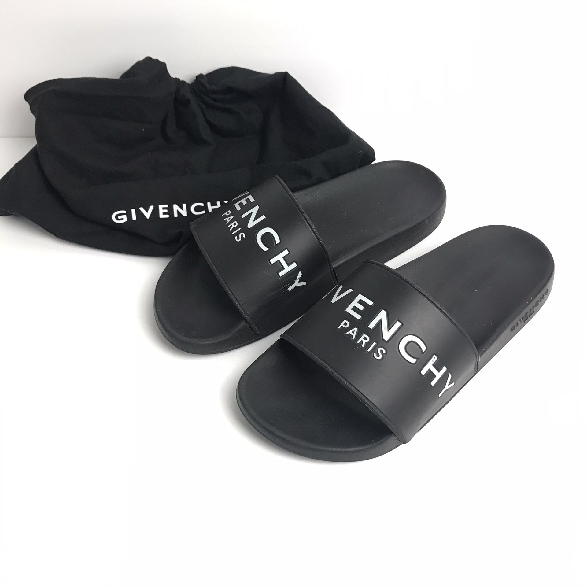 Givenchy Black Slides