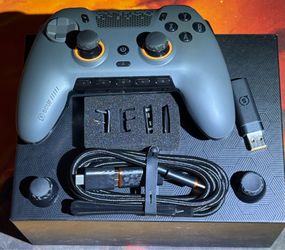 SCUF - ENVISION PRO v2 Wireless Gaming Controller for PC with Anti-Drift Thumbsticks - Steel Gray