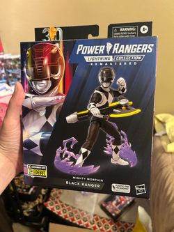 Comicon exclusive black power ranger figure