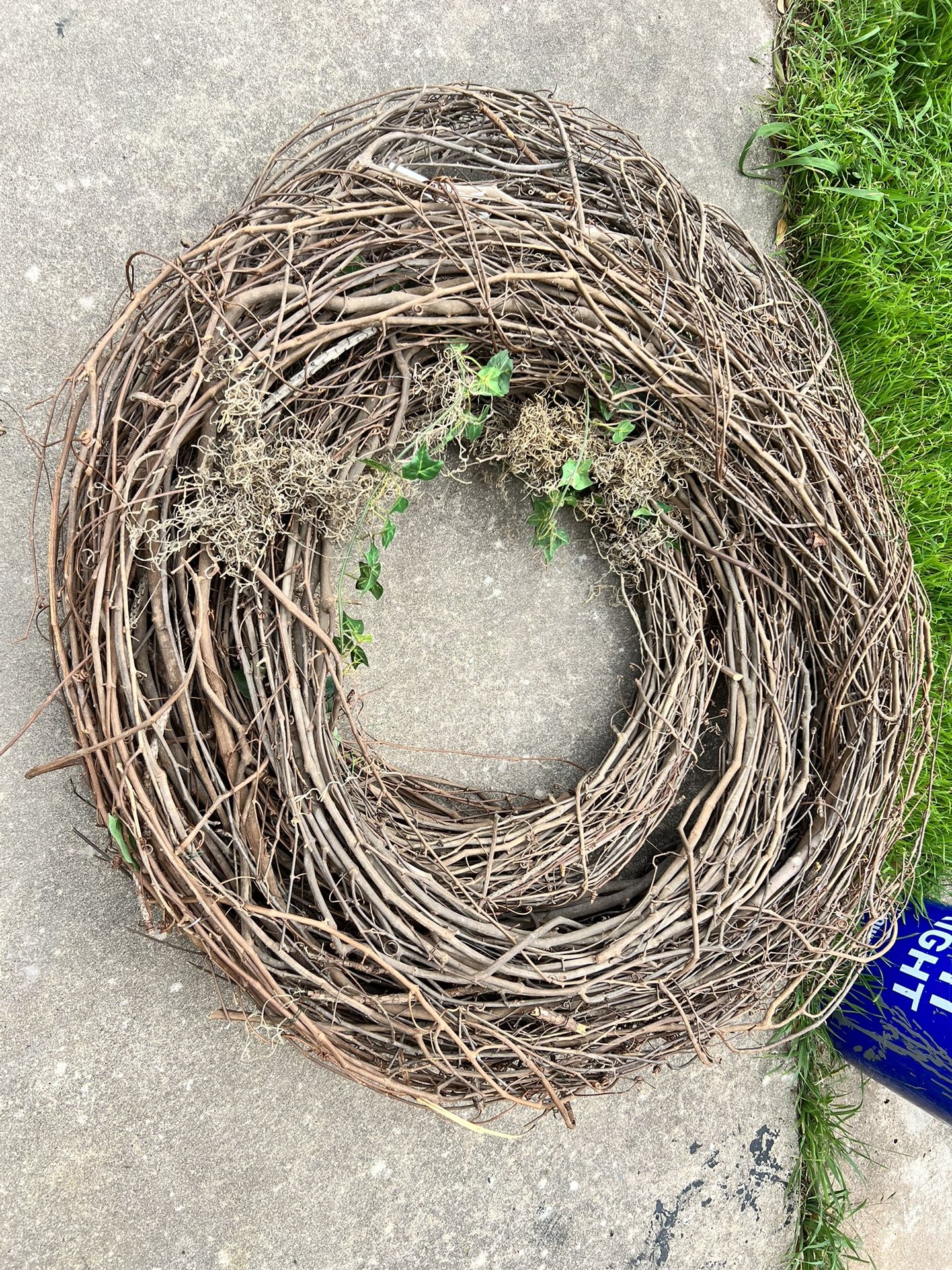 Free 3 Large Twig Wreaths.