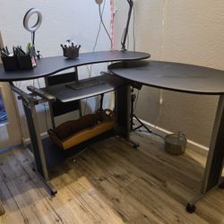 Adjustable L Shape  Gaming Computer Desk For Sale