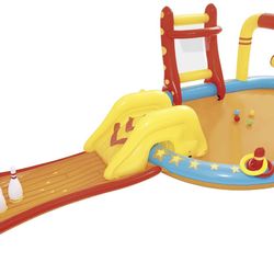 Kids Play Pool with Slide