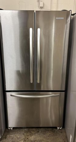 KitchenAid 3-Door Stainless Refrigerator Fridge
