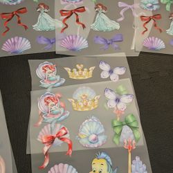 Little Mermaid Ariel DTF Sheets 