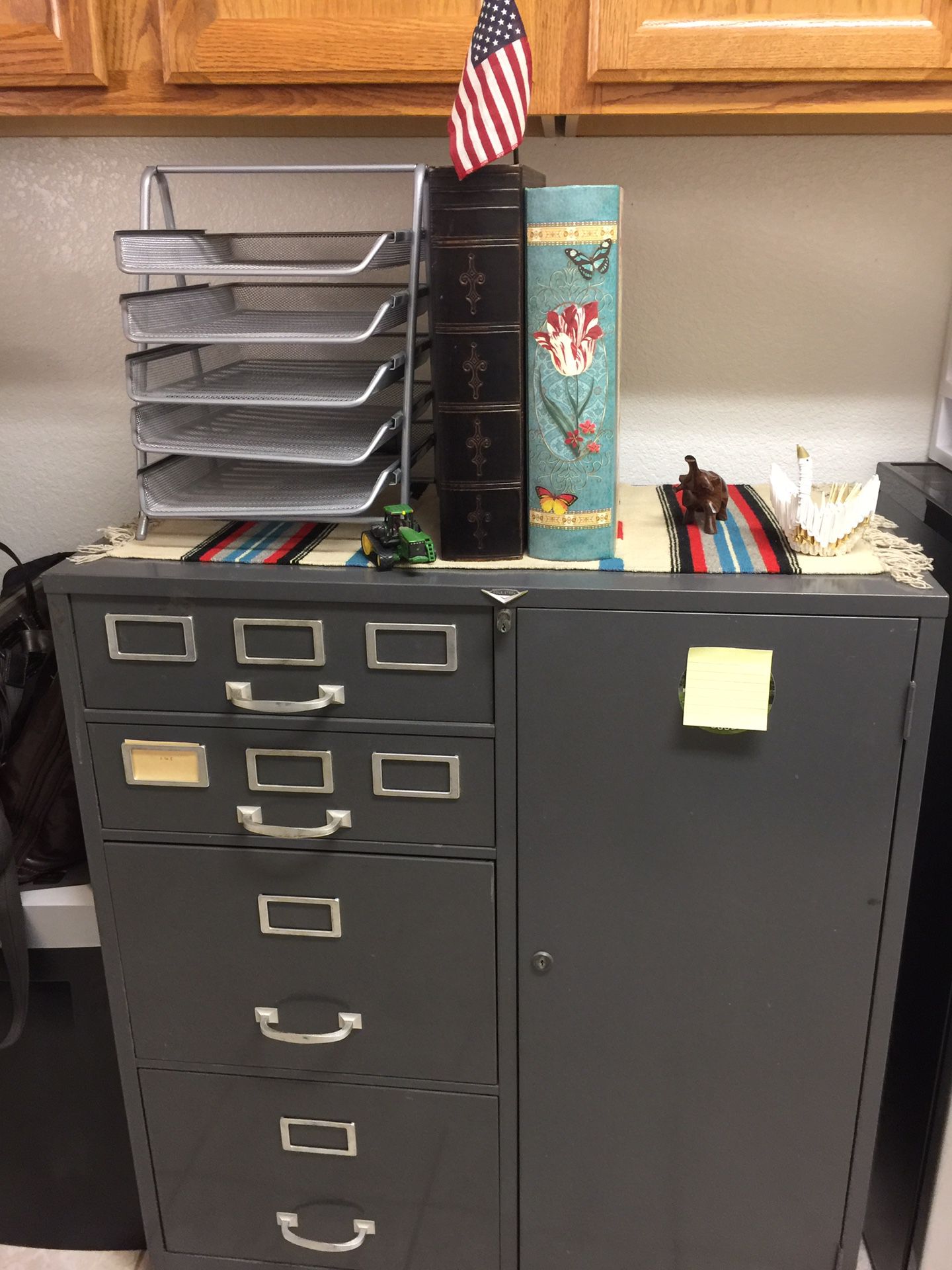 File Drawer and Secret Secured Locked Cabinet