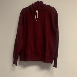 Polo Ralph Lauren Men’s Cabin Fleece Hoodied Sweatshirt Sz L. Red Carpet.                    Sh