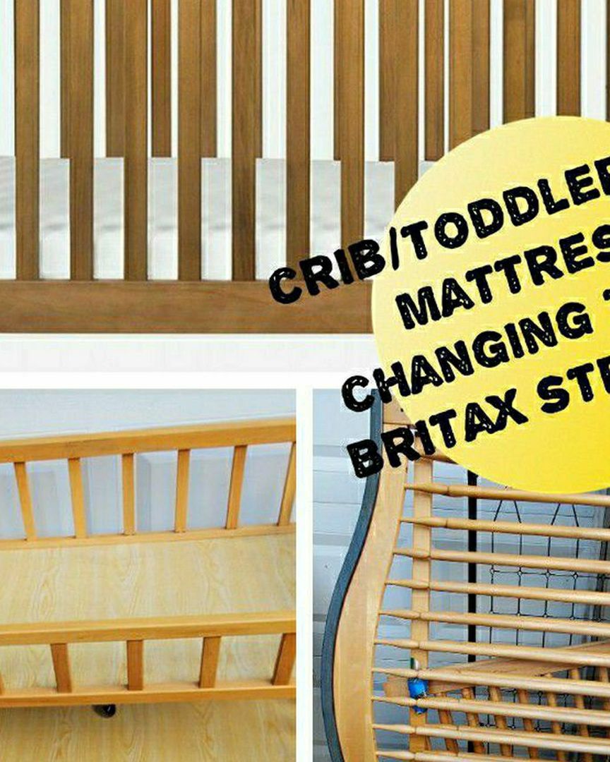 Crib Toddler Bed With Mattress And Changing Table With FREE BRITAX STROLLER!!!