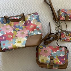 Brand new  coach Floral Bag, And Accessories